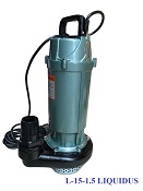 Bơm chìm vỏ nhôm 1.1kw họng 60 L-15-1.5 LIQUIDUS